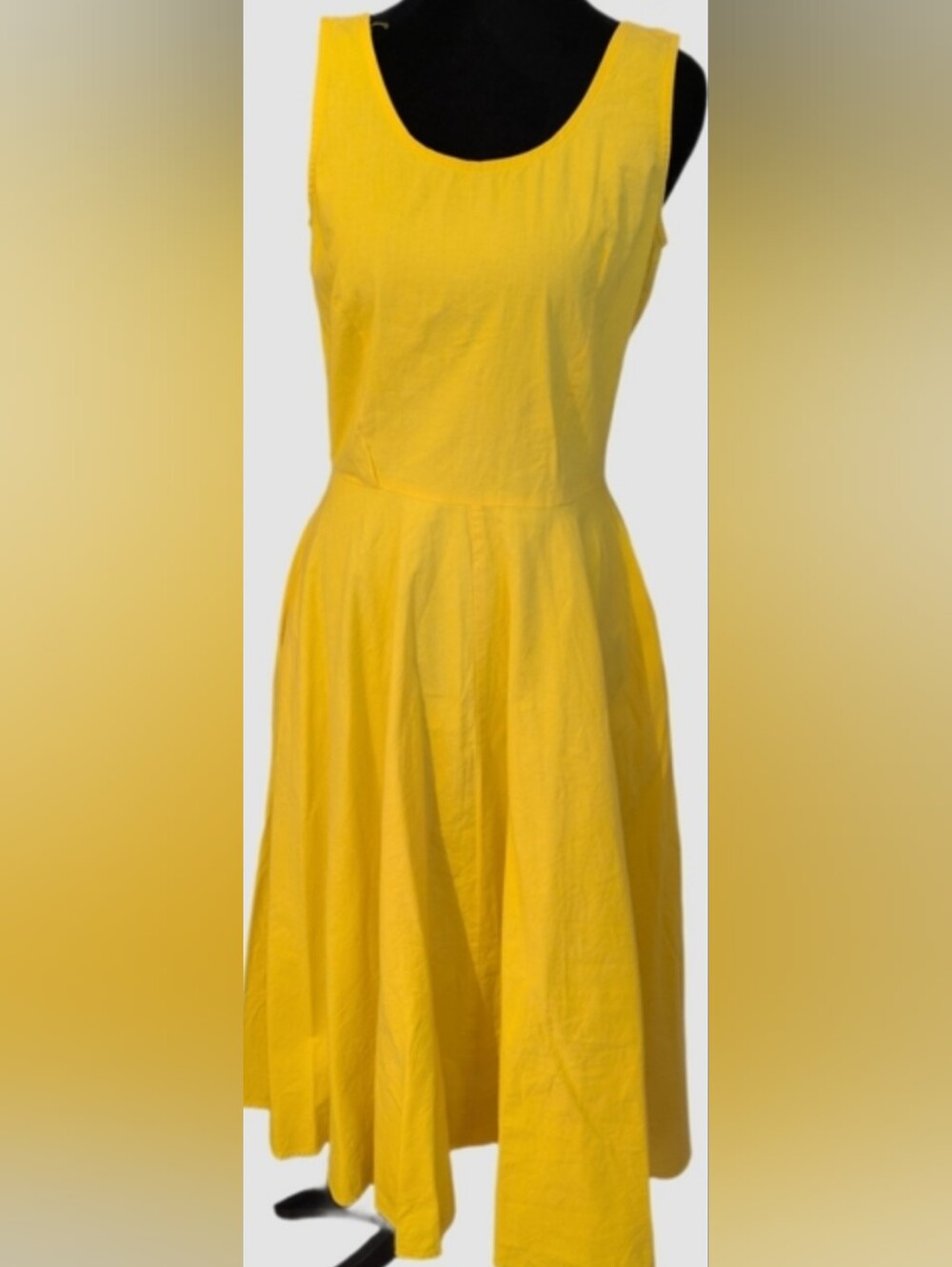 Vintage PG Collection Fit And Flare Midi  Dress Size 6 Retro 90s Y2K